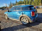 2018 Mini Cooper S Countryman Синий vin: WMZYT3C34J3D99774
