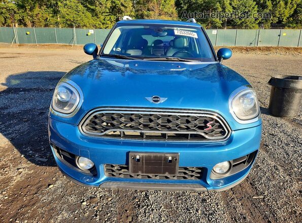 WMZYT3C34J3D99774 2018 MINI COOPER Синий Вид спереди