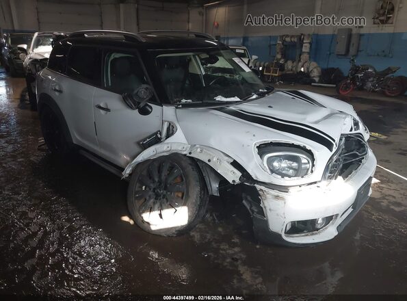 WMZYT3C38H3D98458 2017 MINI COUNTRYMAN Белый Передняя правая четверть
