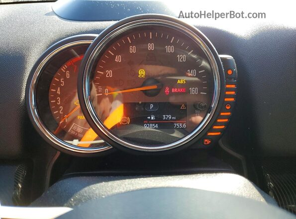 WMZYT3C39H3B66256 2017 MINI COOPER Черный Вид щитка приборов
