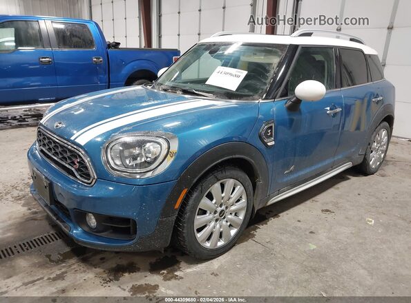 WMZYT5C32H3D80646 2017 MINI COUNTRYMAN Blue Przód lewy