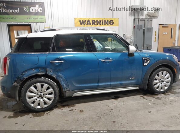 WMZYT5C32H3D80646 2017 MINI COUNTRYMAN Blue Widok wnętrza z tyłu