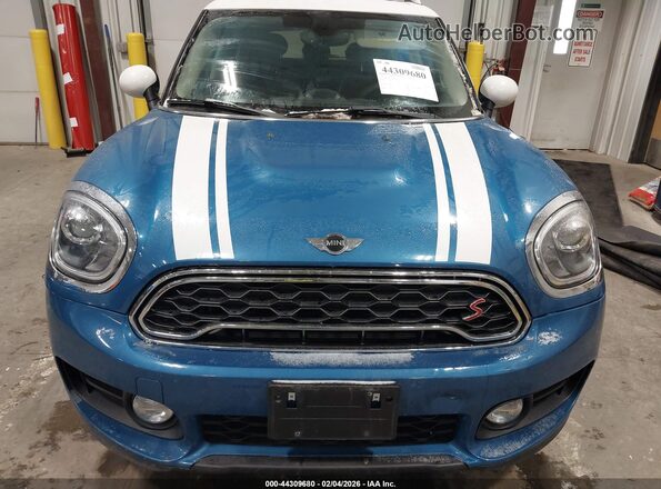 WMZYT5C32H3D80646 2017 MINI COUNTRYMAN Blue Widok zestawu wskaźników