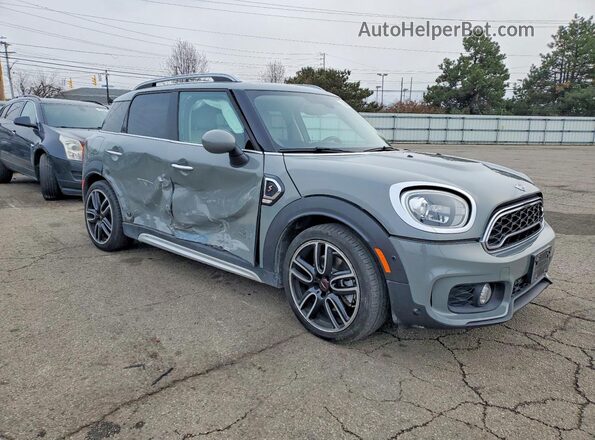 WMZYT5C33H3B67253 2017 MINI COOPER Серый Передняя правая четверть