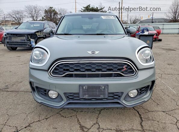 WMZYT5C33H3B67253 2017 MINI COOPER Серый Вид спереди