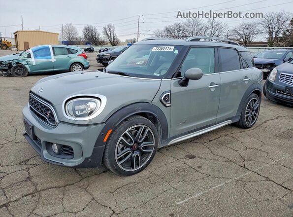 WMZYT5C33H3B67253 2017 MINI COOPER Серый Передняя левая четверть