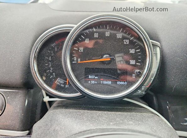 WMZYT5C37J3E60434 2018 MINI COOPER Синий Вид щитка приборов