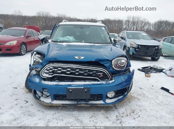 WMZYT5C38J3E69286 2018 MINI COUNTRYMAN Синий Вид щитка приборов