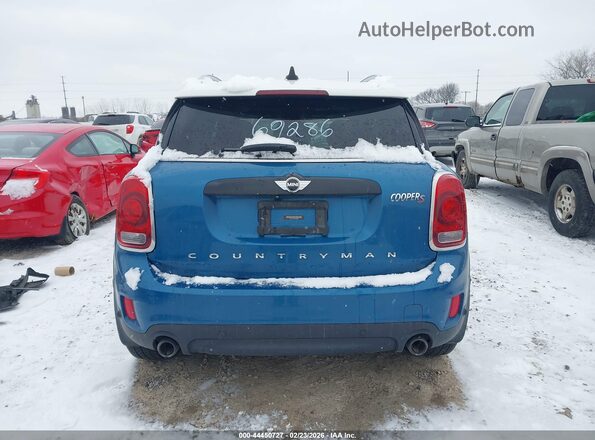WMZYT5C38J3E69286 2018 MINI COUNTRYMAN Синий 