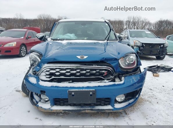 WMZYT5C38J3E69286 2018 MINI COUNTRYMAN Синий Вид спереди