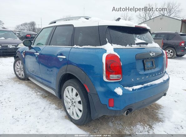 WMZYT5C38J3E69286 2018 MINI COUNTRYMAN Синий Задняя левая четверть