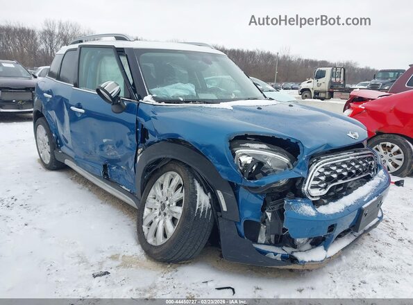 WMZYT5C38J3E69286 2018 MINI COUNTRYMAN Синий Передняя правая четверть