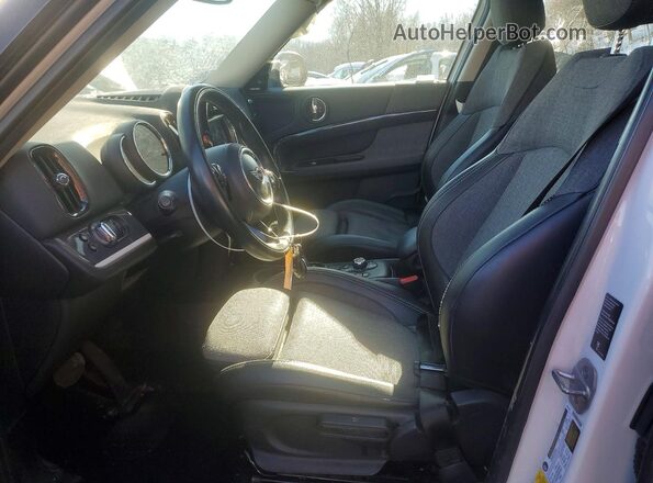 WMZYU7C48J3E56765 2018 MINI COOPER White Widok wnętrza z przodu