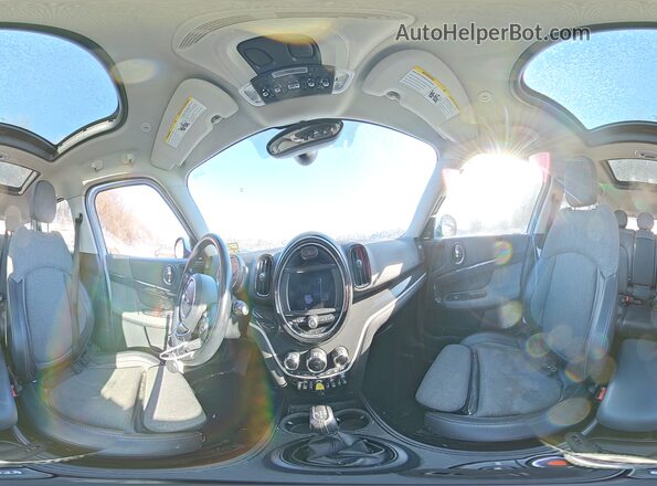WMZYU7C48J3E56765 2018 MINI COOPER White Widok wnętrza 360 stopni