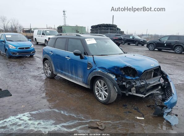 WMZYV5C35H3E02679 2017 MINI COUNTRYMAN Blue Przód prawy