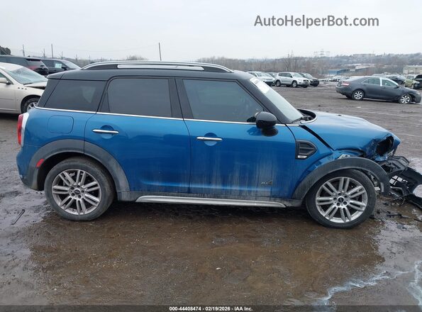WMZYV5C35H3E02679 2017 MINI COUNTRYMAN Blue Widok wnętrza z tyłu