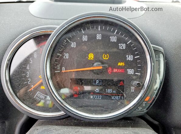 WMZYV5C39J3E04070 2018 MINI COOPER Серый Вид щитка приборов