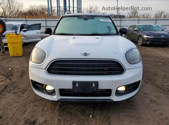 WMZYV5C55K3F58164 2019 MINI COOPER White Widok z przodu