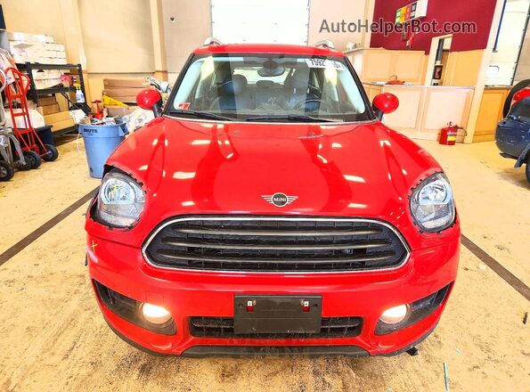 WMZYV5C5XK3E05358 2019 MINI COOPER Красный Вид спереди