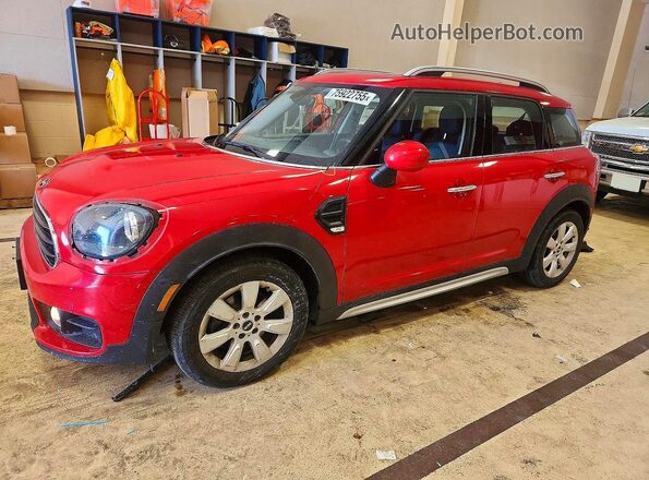 WMZYV5C5XK3E05358 2019 MINI COOPER Красный Передняя левая четверть