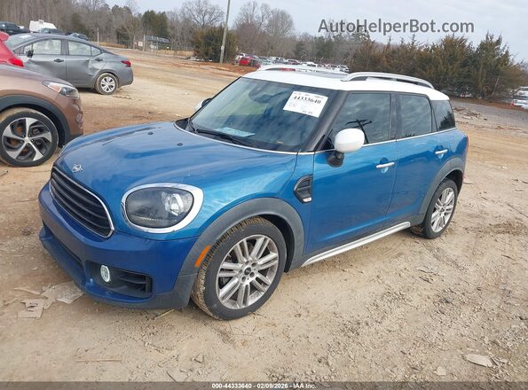 WMZYW3C01L3L09283 2020 MINI COUNTRYMAN Blue Առջևի ձախ երեք քառորդ տեսարան