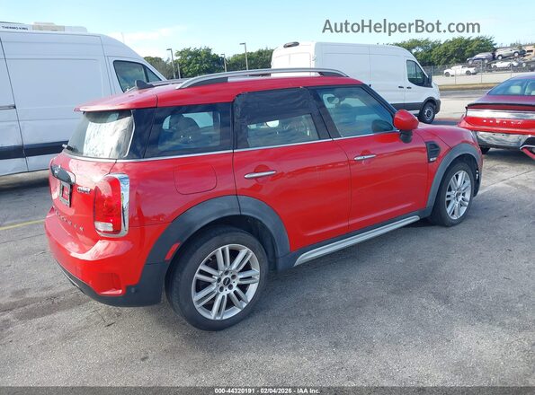 WMZYW3C02L3L21751 2020 MINI COUNTRYMAN Красный Задняя правая четверть