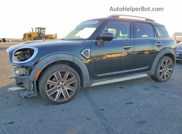 WMZYW7C07L3L43607 2020 MINI COOPER Черный Передняя левая четверть