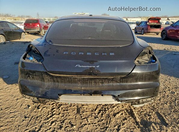 WP0AA2A70GL000582 2016 PORSCHE PANAMERA Черный Вид сзади