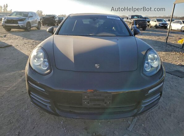 WP0AA2A70GL000582 2016 PORSCHE PANAMERA Черный Вид спереди