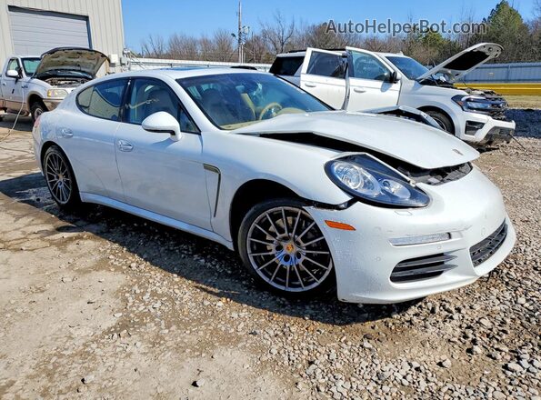 WP0AA2A74GL006434 2016 PORSCHE PANAMERA Белый Передняя правая четверть