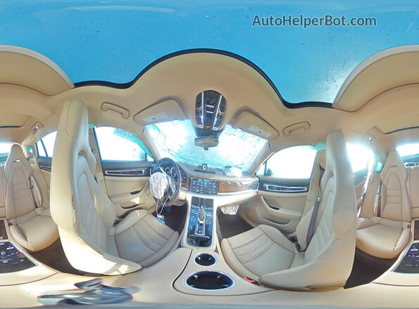 WP0AA2A74JL109537 2018 PORSCHE PANAMERA Коричневый Панорамный вид салона 360°