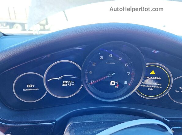 WP0AA2A7XLL103177 2020 PORSCHE PANAMERA Черный Вид щитка приборов