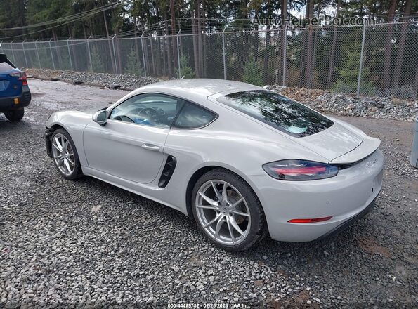 WP0AA2A80JS260325 2018 PORSCHE 718 CAYMAN Gray Rear left