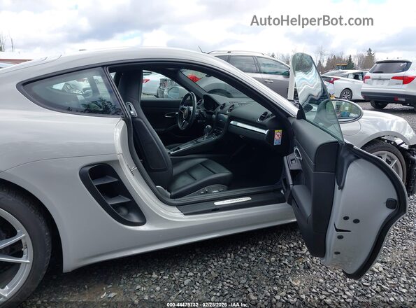 WP0AA2A80JS260325 2018 PORSCHE 718 CAYMAN Gray Front interior view