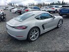 2018 Porsche 718 Cayman   Gray vin: WP0AA2A80JS260325