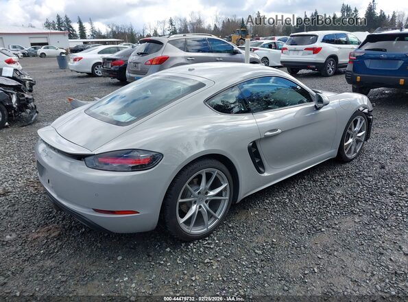 WP0AA2A80JS260325 2018 PORSCHE 718 CAYMAN Gray Rear right