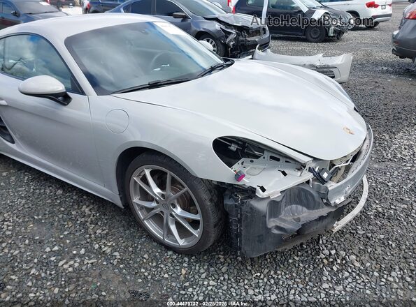 WP0AA2A80JS260325 2018 PORSCHE 718 CAYMAN Gray Front view