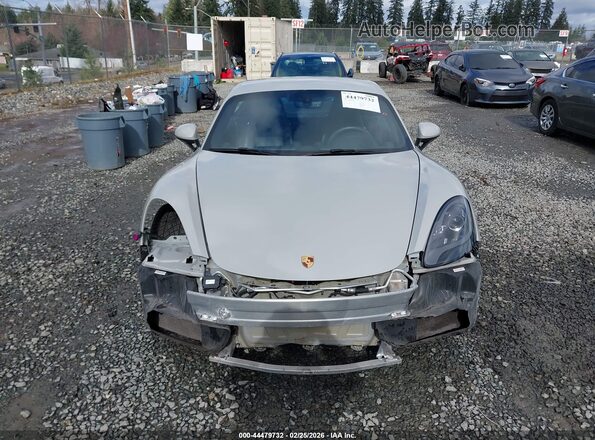 WP0AA2A80JS260325 2018 PORSCHE 718 CAYMAN Gray Rear interior view