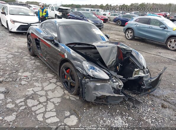 WP0AA2A86HS270223 2017 PORSCHE 718 CAYMAN Черный Передняя правая четверть