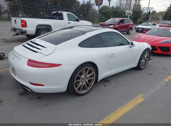 WP0AA2A97GS106079 2016 PORSCHE 911 Белый Задняя правая четверть