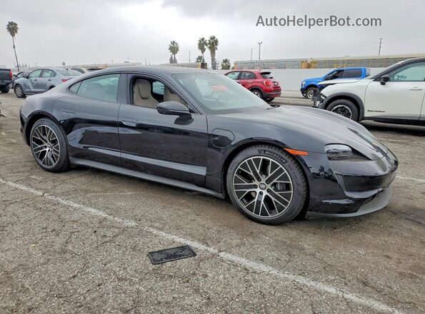 WP0AA2Y16RSA13298 2024 PORSCHE TAYCAN Черный Передняя правая четверть