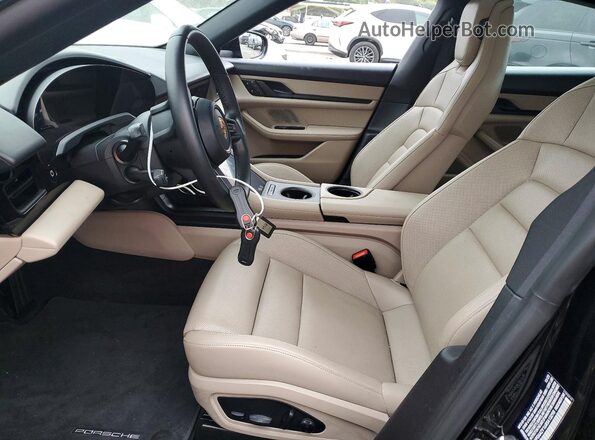 WP0AA2Y16RSA13298 2024 PORSCHE TAYCAN Черный Вид салона спереди