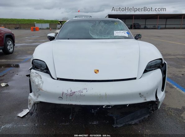 WP0AA2Y18MSA17247 2021 PORSCHE TAYCAN Белый Вид задней части салона