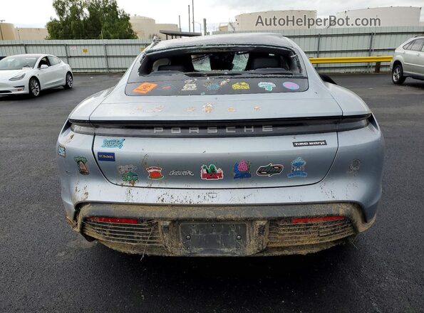 WP0AA2Y18RSA13173 2024 PORSCHE TAYCAN Серебряный Вид сзади