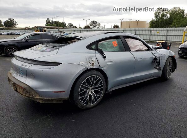 WP0AA2Y18RSA13173 2024 PORSCHE TAYCAN Серебряный Задняя правая четверть