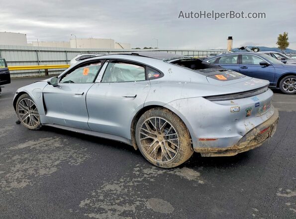 WP0AA2Y18RSA13173 2024 PORSCHE TAYCAN Серебряный Задняя левая четверть