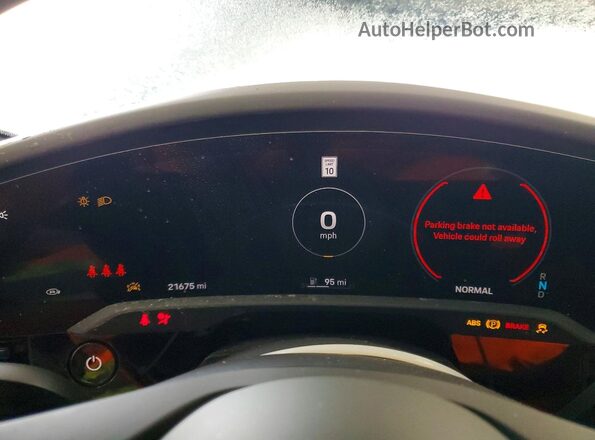 WP0AA2Y1XPSA16945 2023 PORSCHE TAYCAN Синий Вид щитка приборов