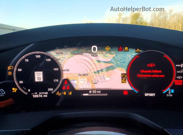 WP0AA2YA4SL001910 2025 PORSCHE PANAMERA White Vista del cuadro de instrumentos