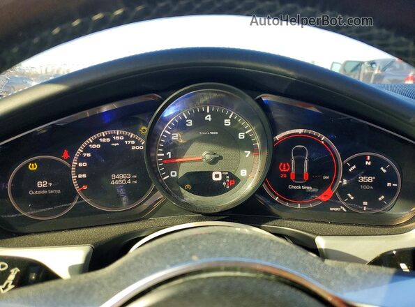 WP0AB2A73HL124229 2017 PORSCHE PANAMERA Серый Вид щитка приборов