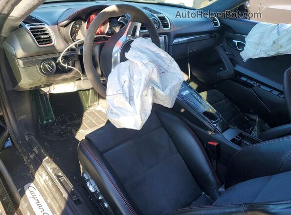 WP0AB2A80GK185826 2016 PORSCHE CAYMAN Black Vista del salpicadero